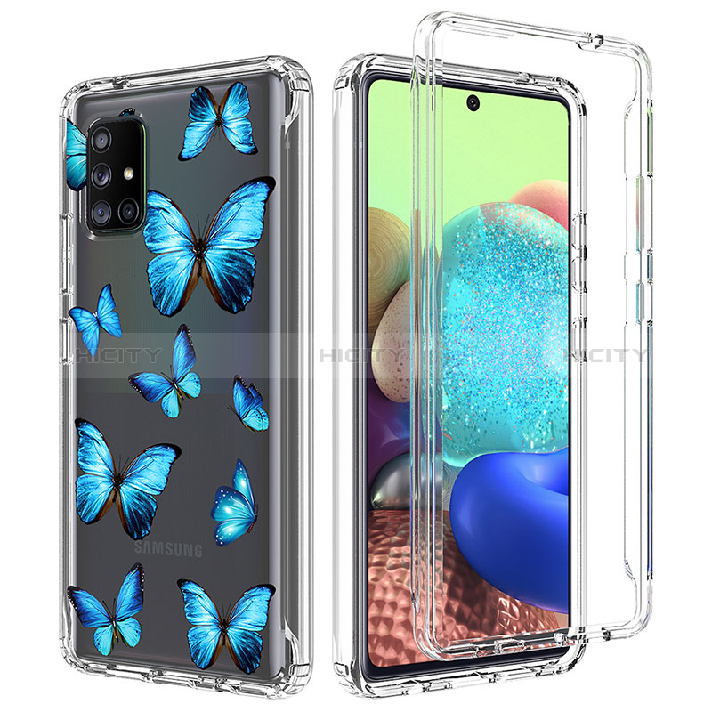 Custodia Silicone Trasparente Ultra Sottile Morbida Cover Fronte e Retro 360 per Samsung Galaxy A71 4G A715