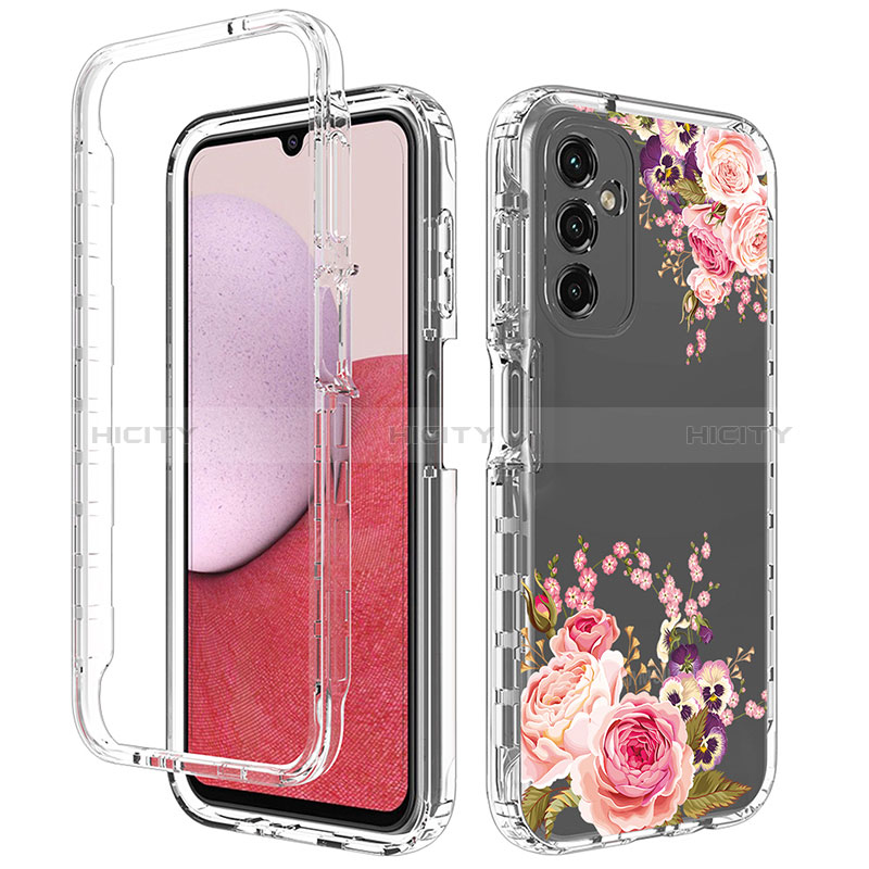 Custodia Silicone Trasparente Ultra Sottile Morbida Cover Fronte e Retro 360 per Samsung Galaxy Jump3 5G