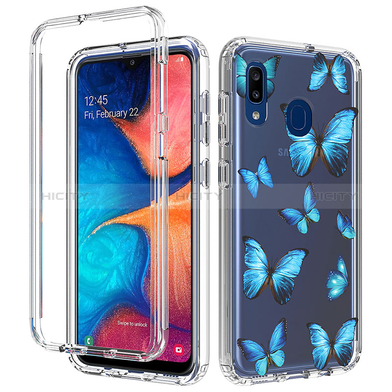 Custodia Silicone Trasparente Ultra Sottile Morbida Cover Fronte e Retro 360 per Samsung Galaxy M10S