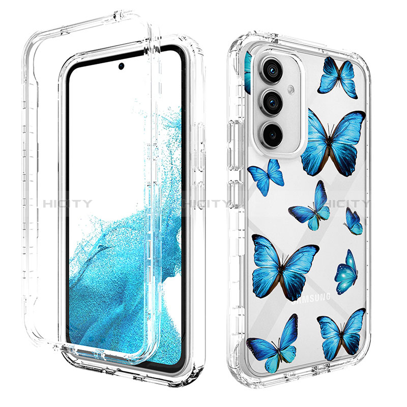 Custodia Silicone Trasparente Ultra Sottile Morbida Cover Fronte e Retro 360 per Samsung Galaxy Quantum4 5G