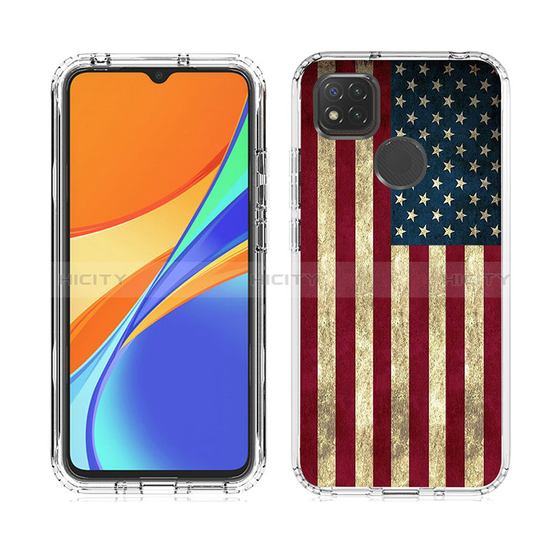 Custodia Silicone Trasparente Ultra Sottile Morbida Cover Fronte e Retro 360 per Xiaomi Redmi 9 Activ