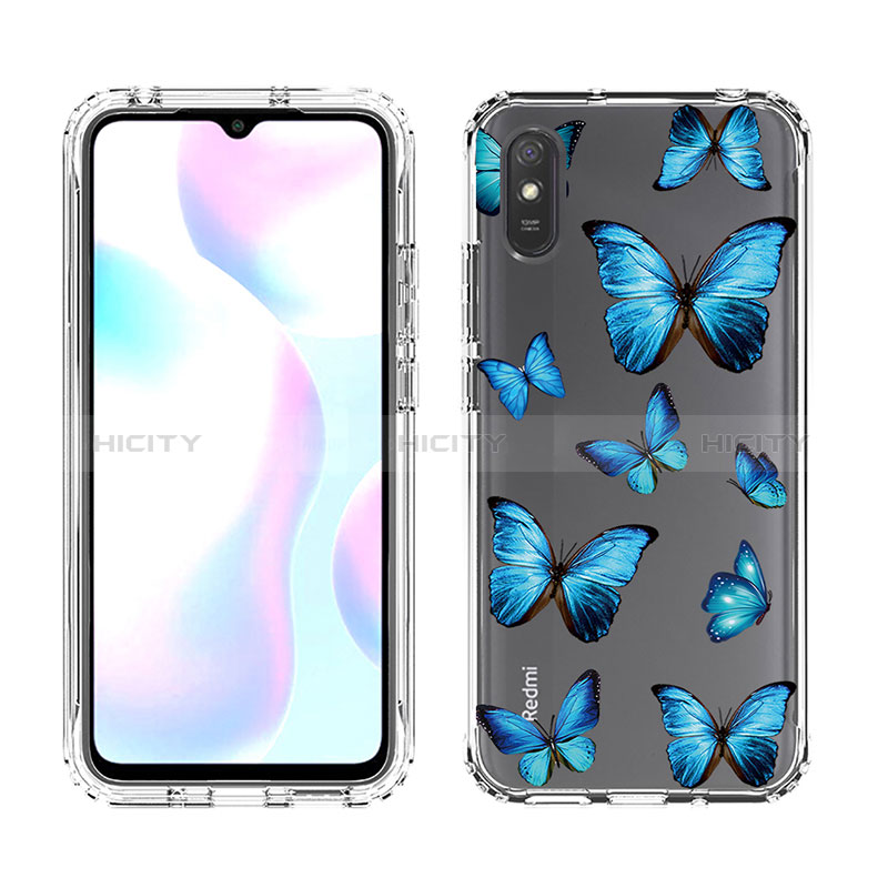 Custodia Silicone Trasparente Ultra Sottile Morbida Cover Fronte e Retro 360 per Xiaomi Redmi 9AT