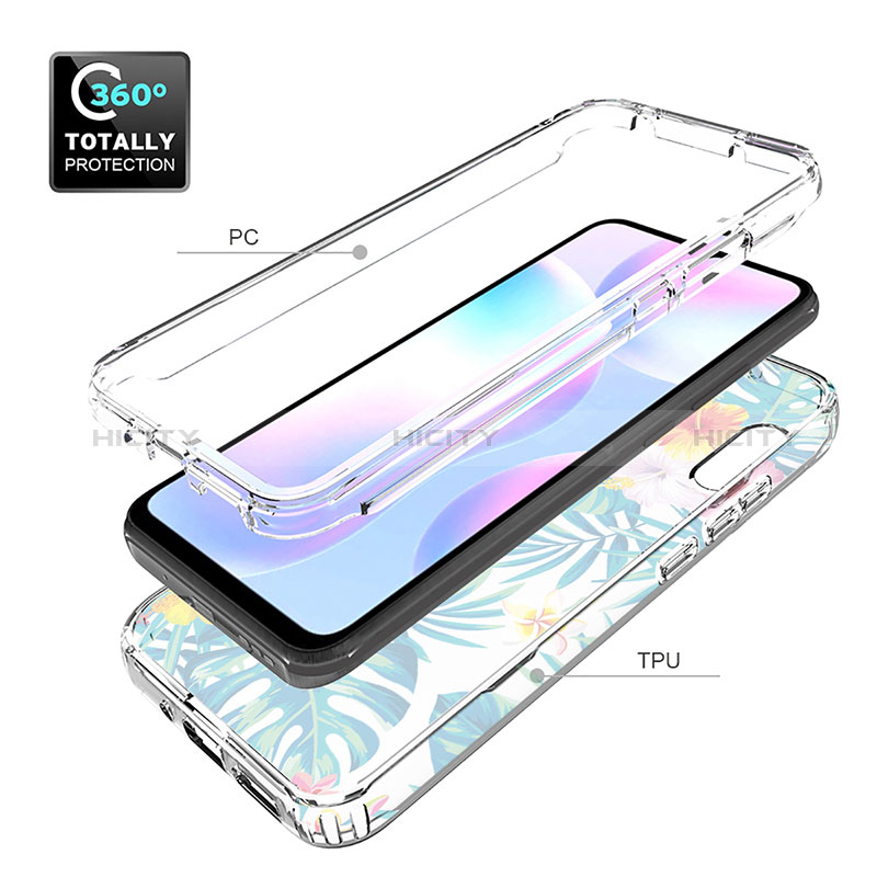 Custodia Silicone Trasparente Ultra Sottile Morbida Cover Fronte e Retro 360 per Xiaomi Redmi 9AT