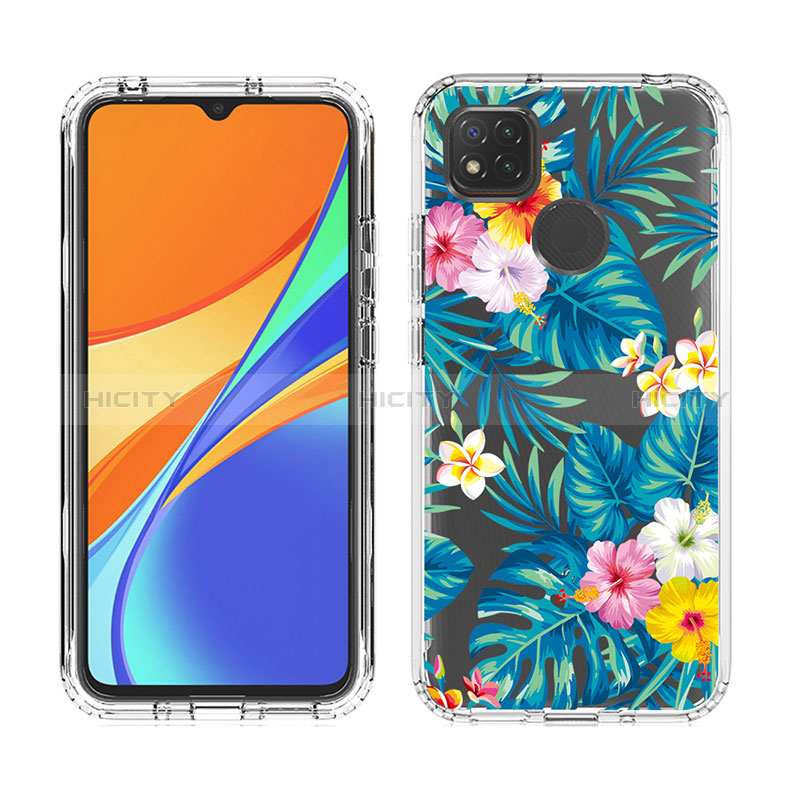 Custodia Silicone Trasparente Ultra Sottile Morbida Cover Fronte e Retro 360 per Xiaomi Redmi 9C