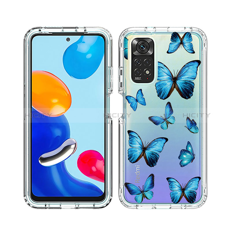 Custodia Silicone Trasparente Ultra Sottile Morbida Cover Fronte e Retro 360 per Xiaomi Redmi Note 11 4G (2022)