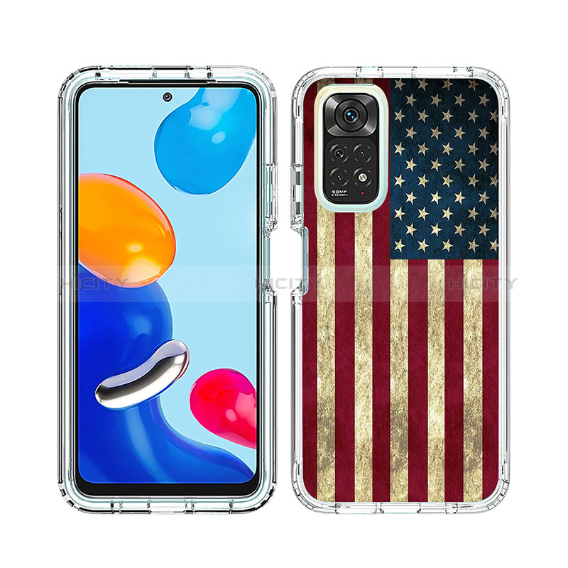 Custodia Silicone Trasparente Ultra Sottile Morbida Cover Fronte e Retro 360 per Xiaomi Redmi Note 11 4G (2022)