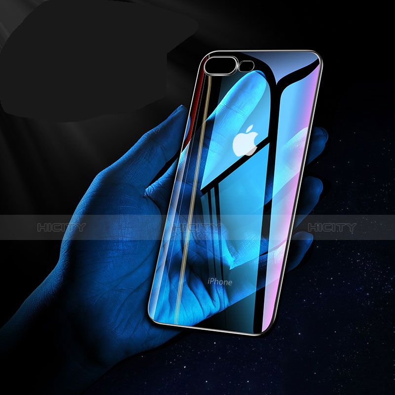 Custodia Silicone Trasparente Ultra Sottile Morbida HC01 per Apple iPhone 7 Plus Nero