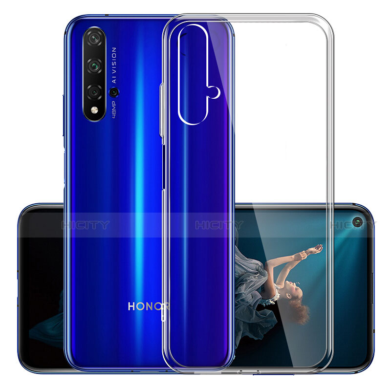 Custodia Silicone Trasparente Ultra Sottile Morbida K01 per Huawei Nova 5T Chiaro