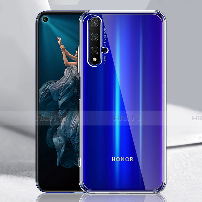 Custodia Silicone Trasparente Ultra Sottile Morbida K01 per Huawei Nova 5T Chiaro