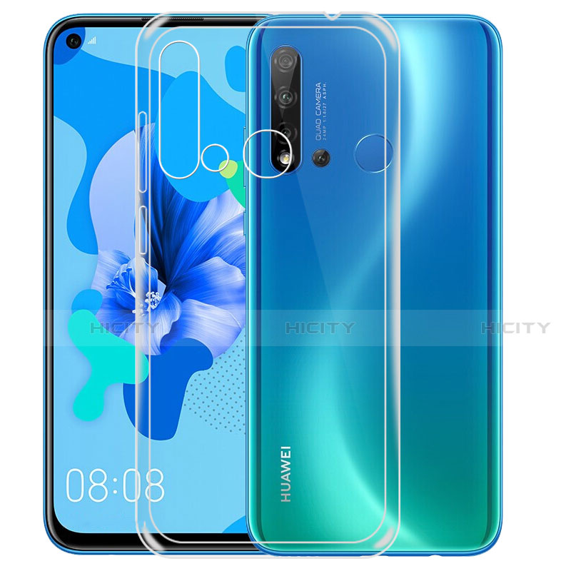 Custodia Silicone Trasparente Ultra Sottile Morbida K01 per Huawei P20 Lite (2019) Chiaro