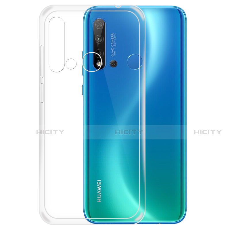 Custodia Silicone Trasparente Ultra Sottile Morbida K01 per Huawei P20 Lite (2019) Chiaro