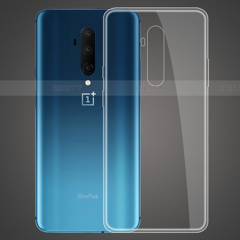 Custodia Silicone Trasparente Ultra Sottile Morbida K01 per OnePlus 7T Pro Chiaro