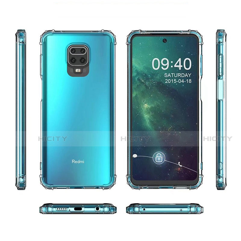 Custodia Silicone Trasparente Ultra Sottile Morbida K01 per Xiaomi Redmi Note 9 Pro Max Chiaro