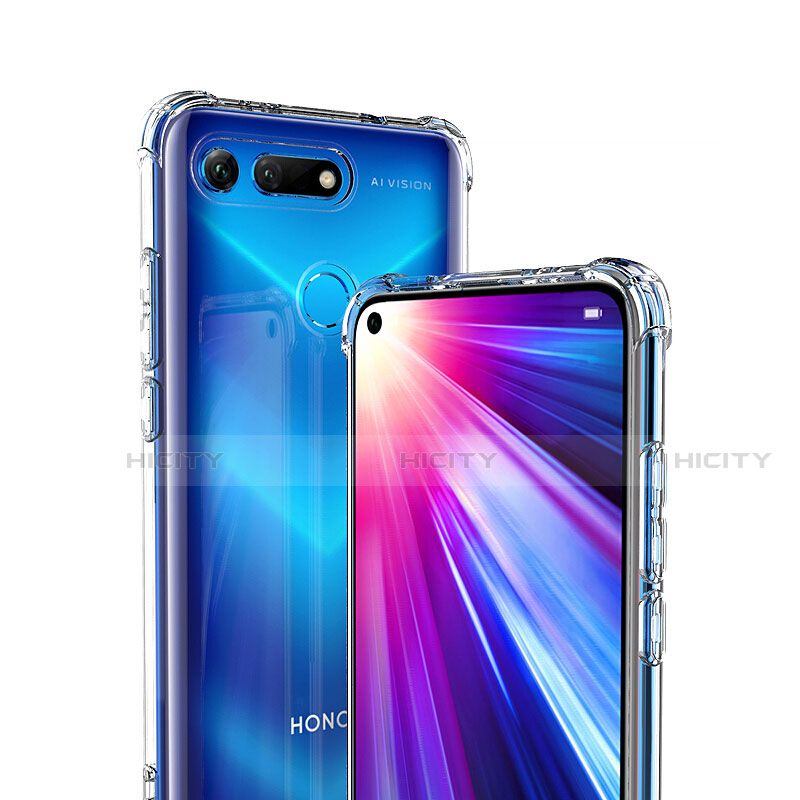 Custodia Silicone Trasparente Ultra Sottile Morbida K02 per Huawei Honor View 20 Chiaro