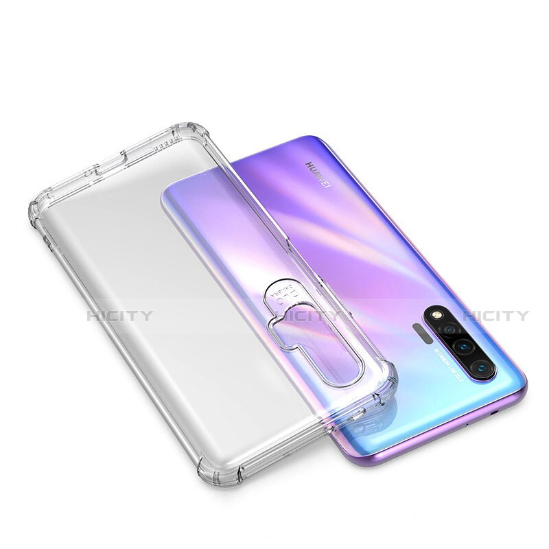 Custodia Silicone Trasparente Ultra Sottile Morbida K02 per Huawei Nova 6 Chiaro