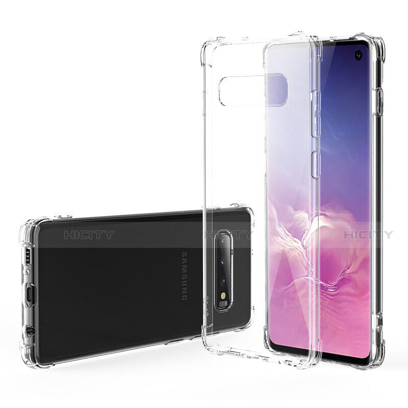 Custodia Silicone Trasparente Ultra Sottile Morbida K02 per Samsung Galaxy S10 5G Chiaro