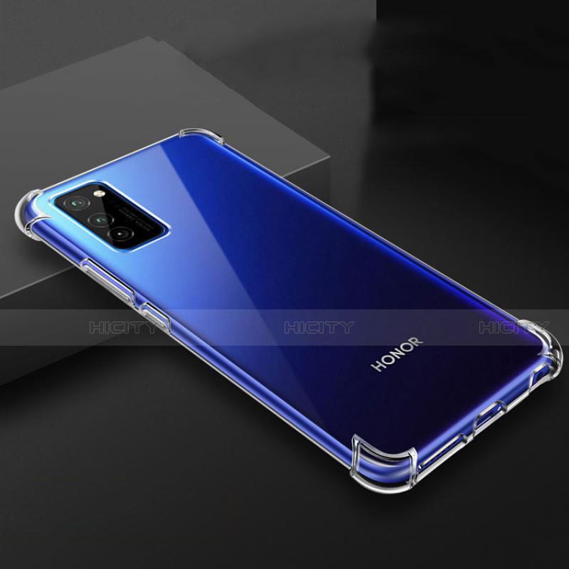 Custodia Silicone Trasparente Ultra Sottile Morbida K03 per Huawei Honor View 30 Pro 5G Chiaro