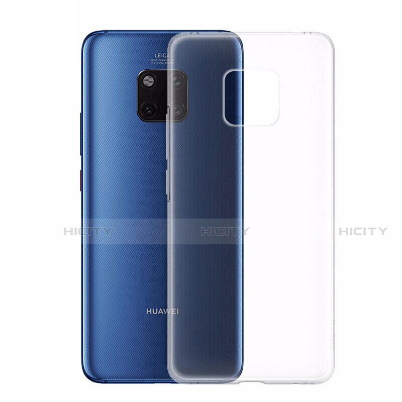 Custodia Silicone Trasparente Ultra Sottile Morbida K03 per Huawei Mate 20 Pro Chiaro