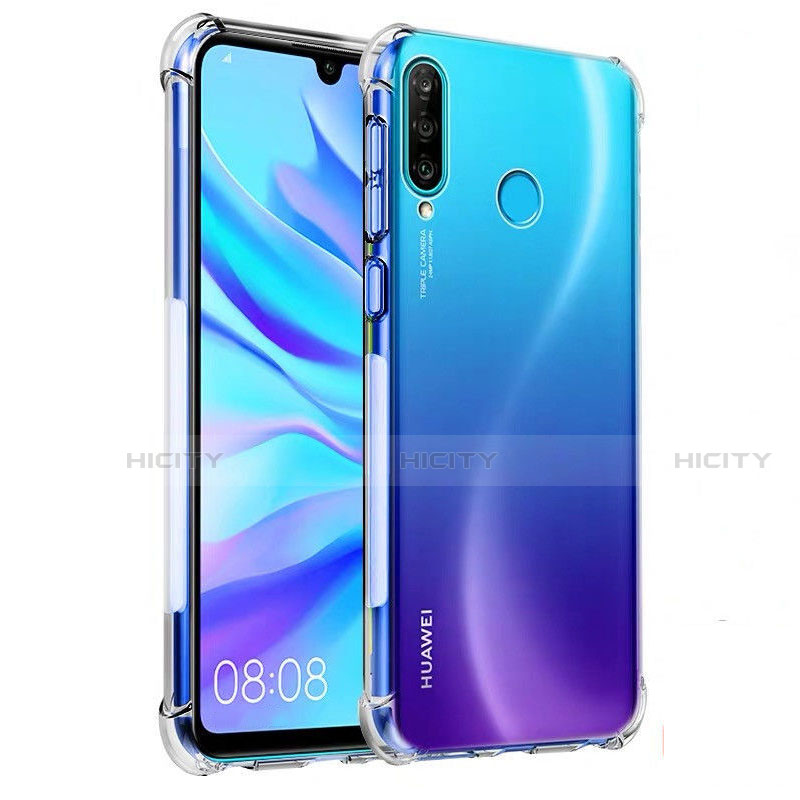 Custodia Silicone Trasparente Ultra Sottile Morbida K03 per Huawei P30 Lite New Edition Chiaro