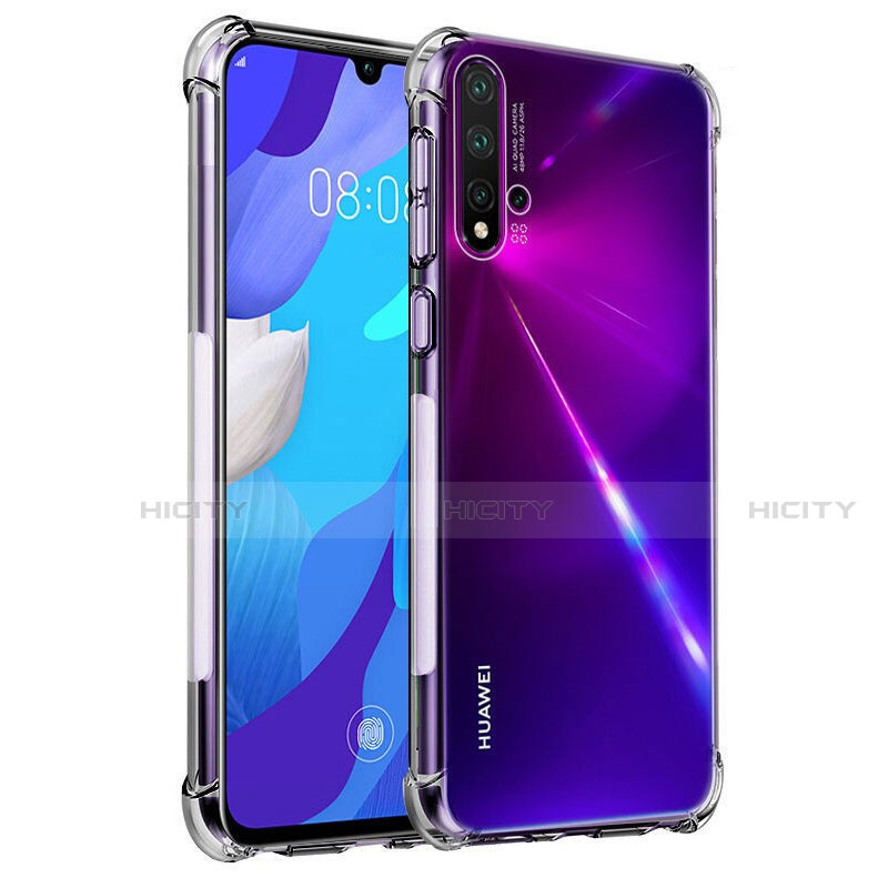 Custodia Silicone Trasparente Ultra Sottile Morbida K04 per Huawei P20 Lite (2019) Chiaro