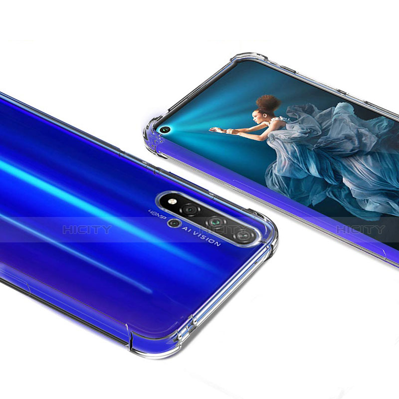 Custodia Silicone Trasparente Ultra Sottile Morbida K05 per Huawei Nova 5T Chiaro