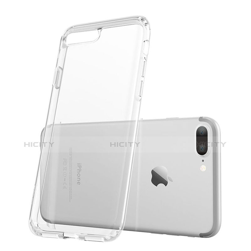 Custodia Silicone Trasparente Ultra Sottile Morbida per Apple iPhone 8 Plus Chiaro