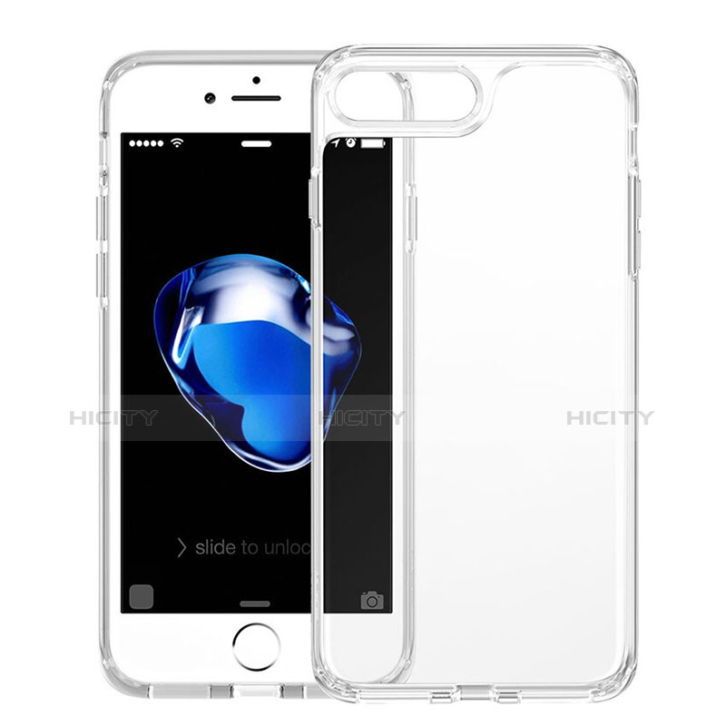 Custodia Silicone Trasparente Ultra Sottile Morbida per Apple iPhone 8 Plus Chiaro