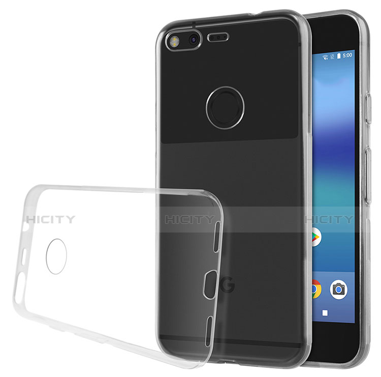 Custodia Silicone Trasparente Ultra Sottile Morbida per Google Pixel Chiaro