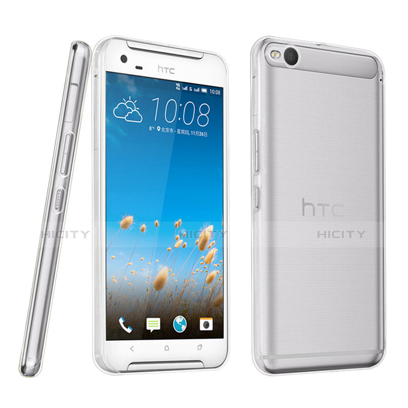 Custodia Silicone Trasparente Ultra Sottile Morbida per HTC One X9 Chiaro