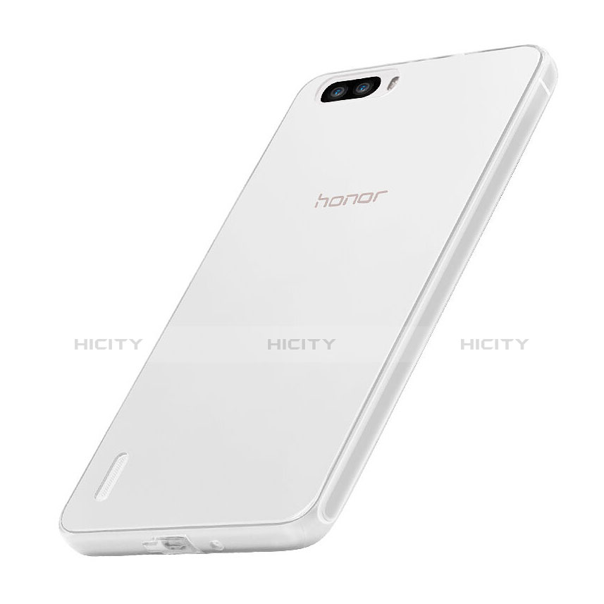 Custodia Silicone Trasparente Ultra Sottile Morbida per Huawei Honor 6 Plus Chiaro