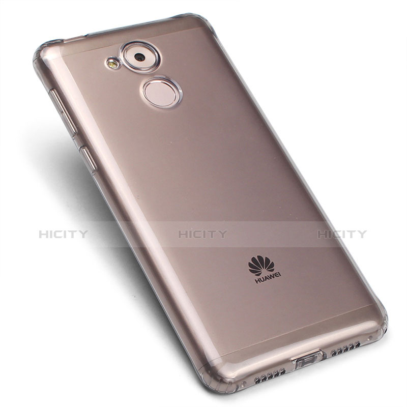 Custodia Silicone Trasparente Ultra Sottile Morbida per Huawei Nova Smart Grigio