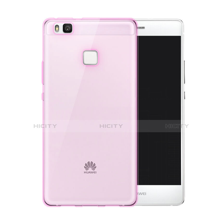 Custodia Silicone Trasparente Ultra Sottile Morbida per Huawei P9 Lite Rosa