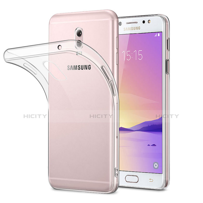 Custodia Silicone Trasparente Ultra Sottile Morbida per Samsung Galaxy C7 (2017) Chiaro