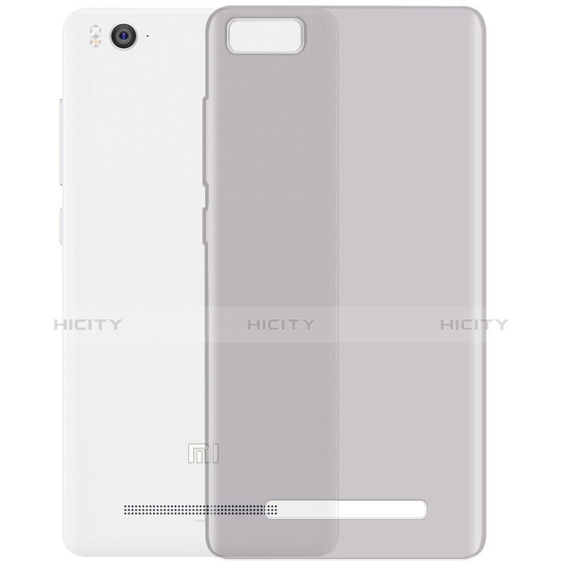 Custodia Silicone Trasparente Ultra Sottile Morbida per Xiaomi Mi 4i Grigio