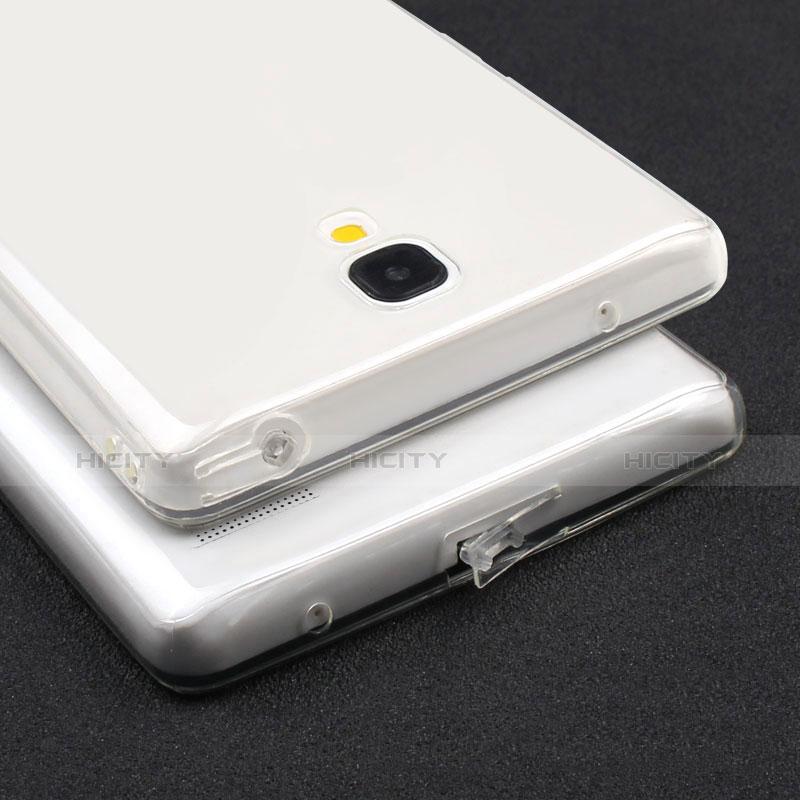 Custodia Silicone Trasparente Ultra Sottile Morbida per Xiaomi Redmi Note Prime Chiaro