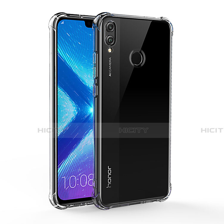 Custodia Silicone Trasparente Ultra Sottile Morbida T02 per Huawei Honor View 10 Lite Chiaro