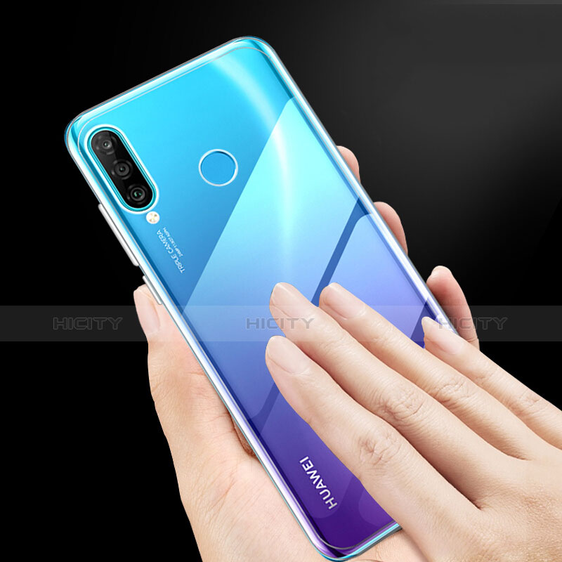 Custodia Silicone Trasparente Ultra Sottile Morbida T02 per Huawei Nova 4e Chiaro