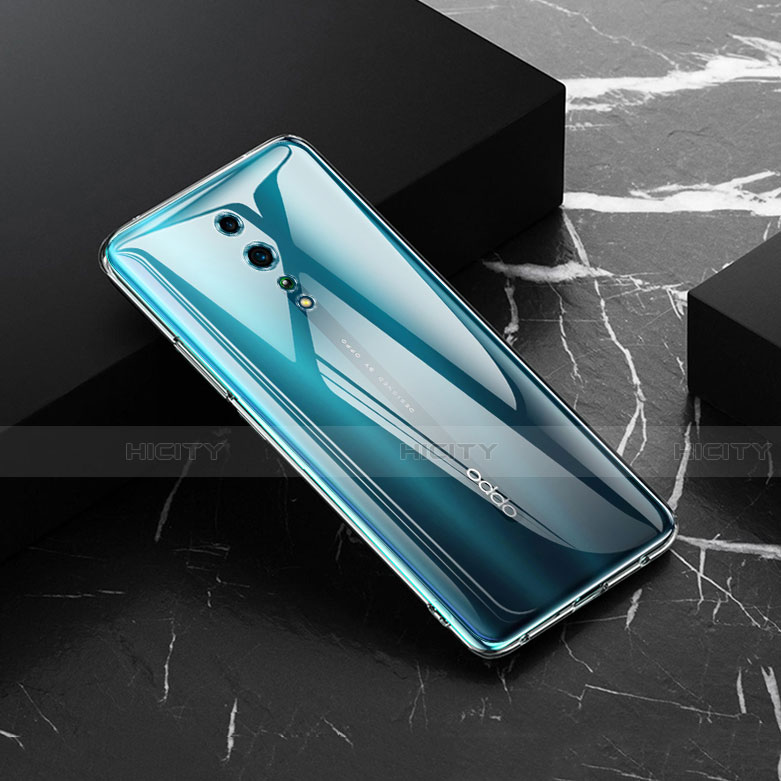 Custodia Silicone Trasparente Ultra Sottile Morbida T02 per Oppo Reno Z Chiaro