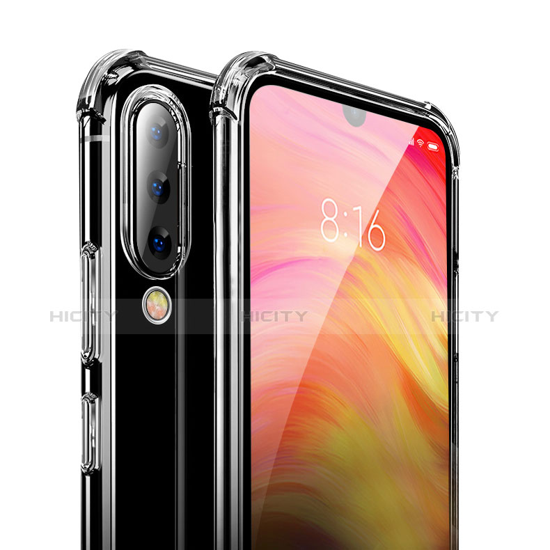 Custodia Silicone Trasparente Ultra Sottile Morbida T02 per Xiaomi Mi 9 Chiaro