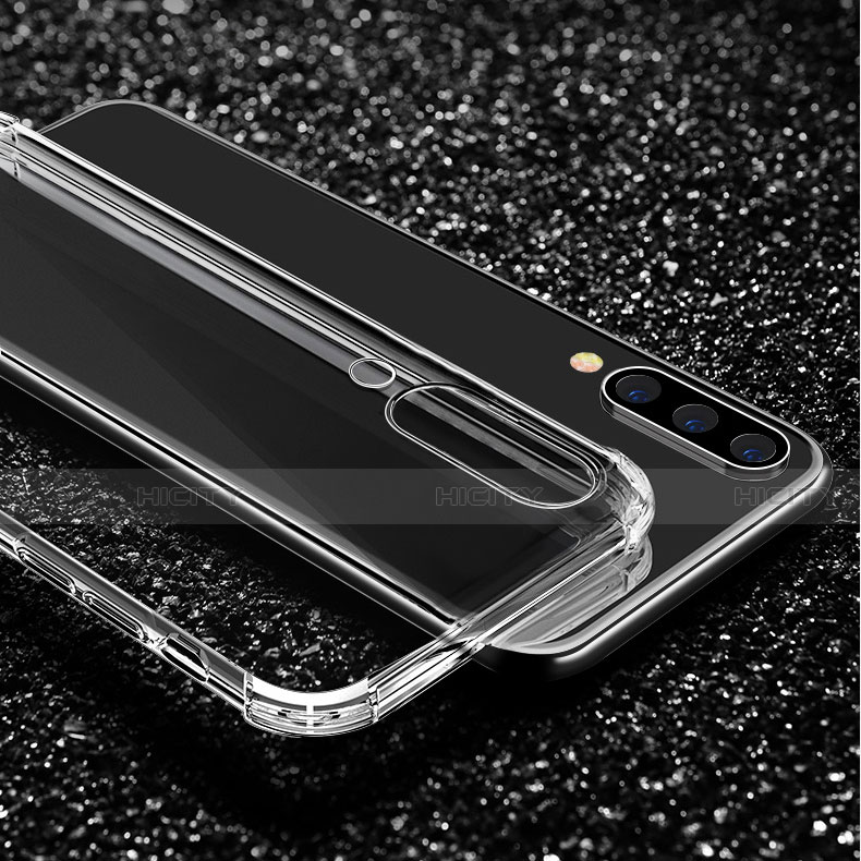 Custodia Silicone Trasparente Ultra Sottile Morbida T02 per Xiaomi Mi 9 Lite Chiaro