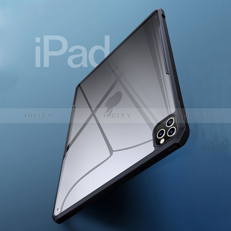 Custodia Silicone Trasparente Ultra Sottile Morbida T04 per Apple iPad Pro 11 (2022) Nero