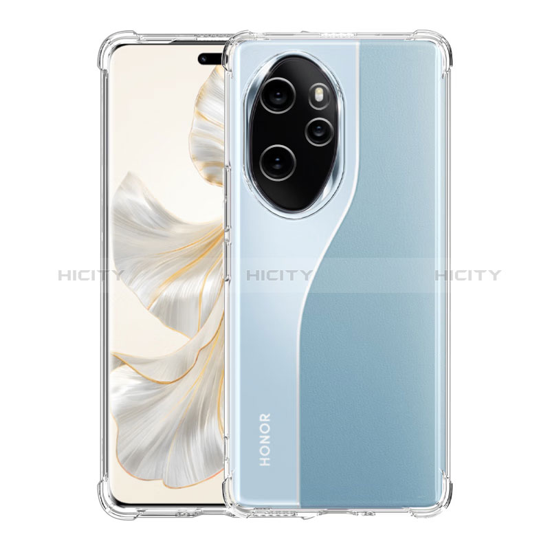 Custodia Silicone Trasparente Ultra Sottile Morbida T04 per Huawei Honor 100 Pro 5G Chiaro