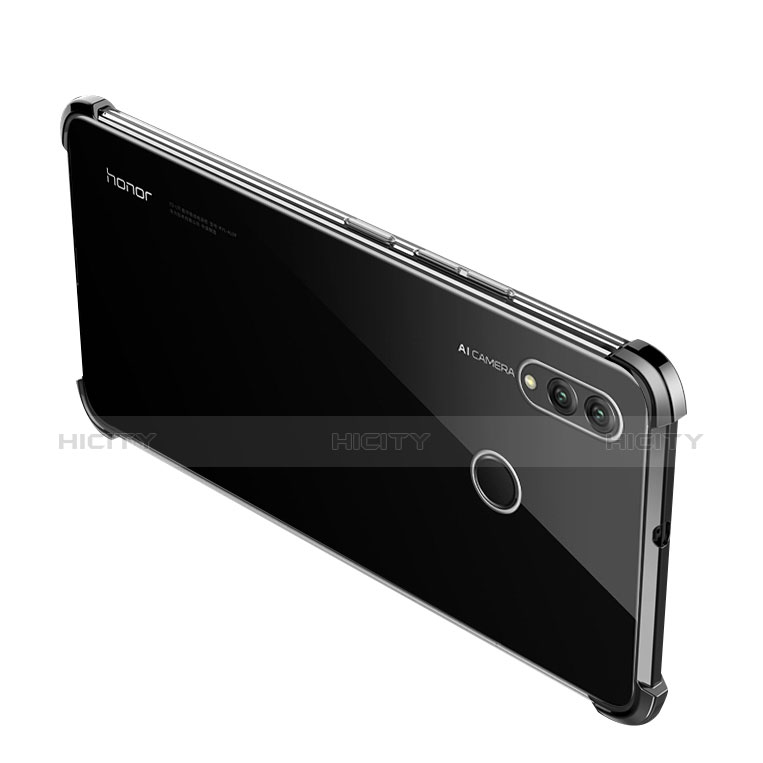 Custodia Silicone Trasparente Ultra Sottile Morbida T04 per Huawei Honor Note 10 Nero