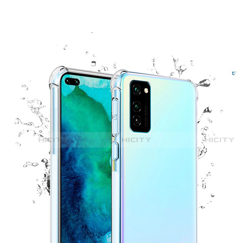 Custodia Silicone Trasparente Ultra Sottile Morbida T04 per Huawei Honor V30 Pro 5G Chiaro