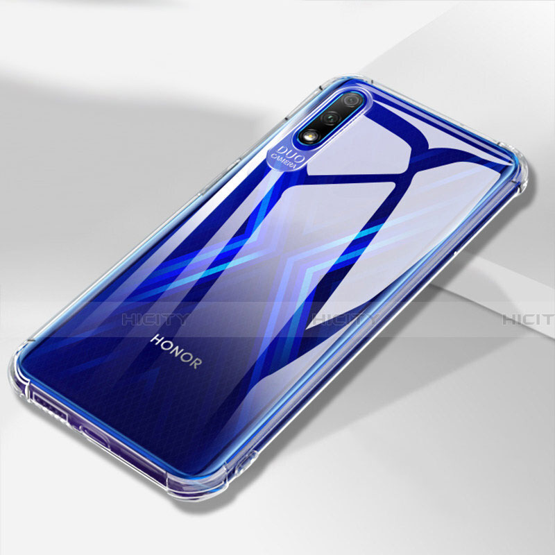 Custodia Silicone Trasparente Ultra Sottile Morbida T04 per Huawei Y9 Prime (2019) Chiaro