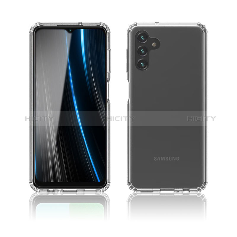 Custodia Silicone Trasparente Ultra Sottile Morbida T04 per Samsung Galaxy A04s Chiaro