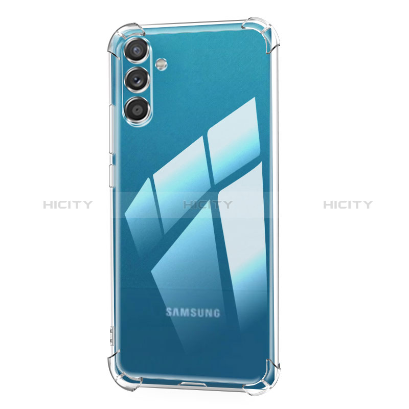 Custodia Silicone Trasparente Ultra Sottile Morbida T04 per Samsung Galaxy A15 4G Chiaro