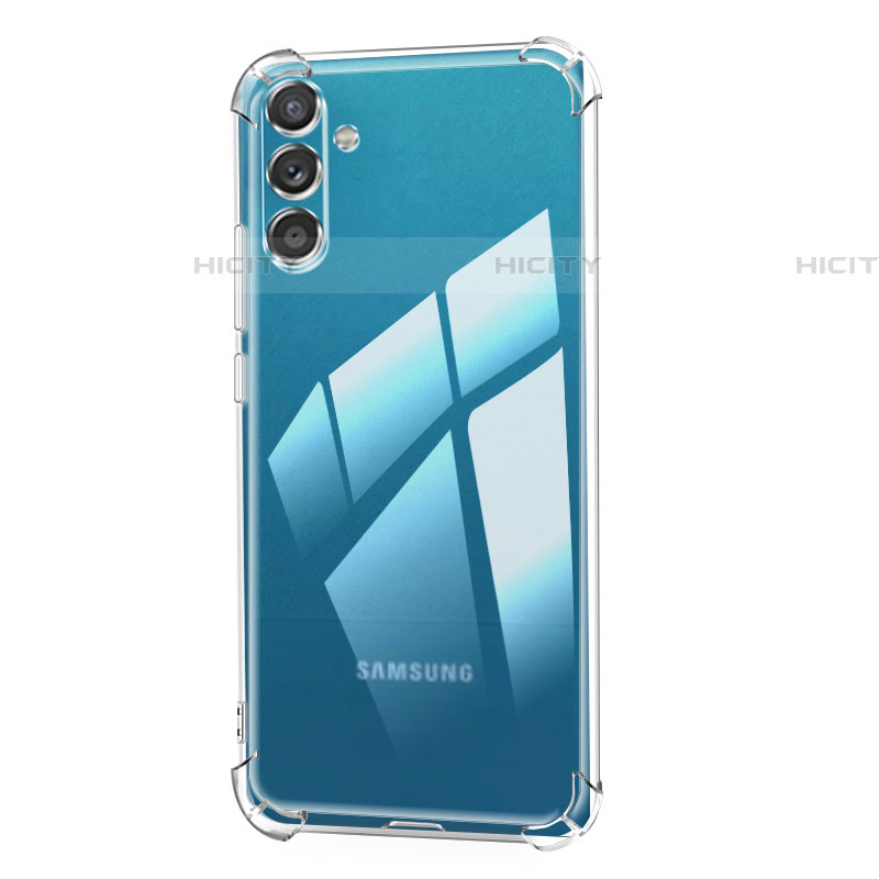 Custodia Silicone Trasparente Ultra Sottile Morbida T04 per Samsung Galaxy A24 4G Chiaro