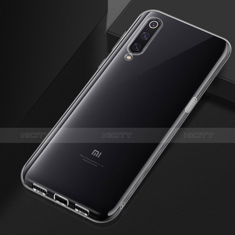 Custodia Silicone Trasparente Ultra Sottile Morbida T04 per Xiaomi Mi 9 Pro Chiaro