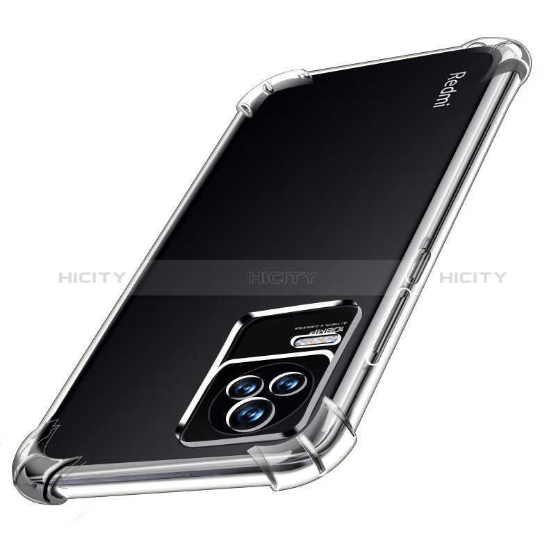 Custodia Silicone Trasparente Ultra Sottile Morbida T04 per Xiaomi Poco F4 5G Chiaro